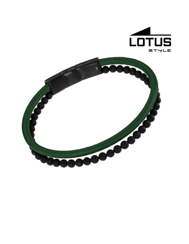 LOTUS STYLE MEN'S STAINLESS STEEL BRACELET